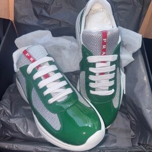 PRADA Americas Cup Vernice Sneaker